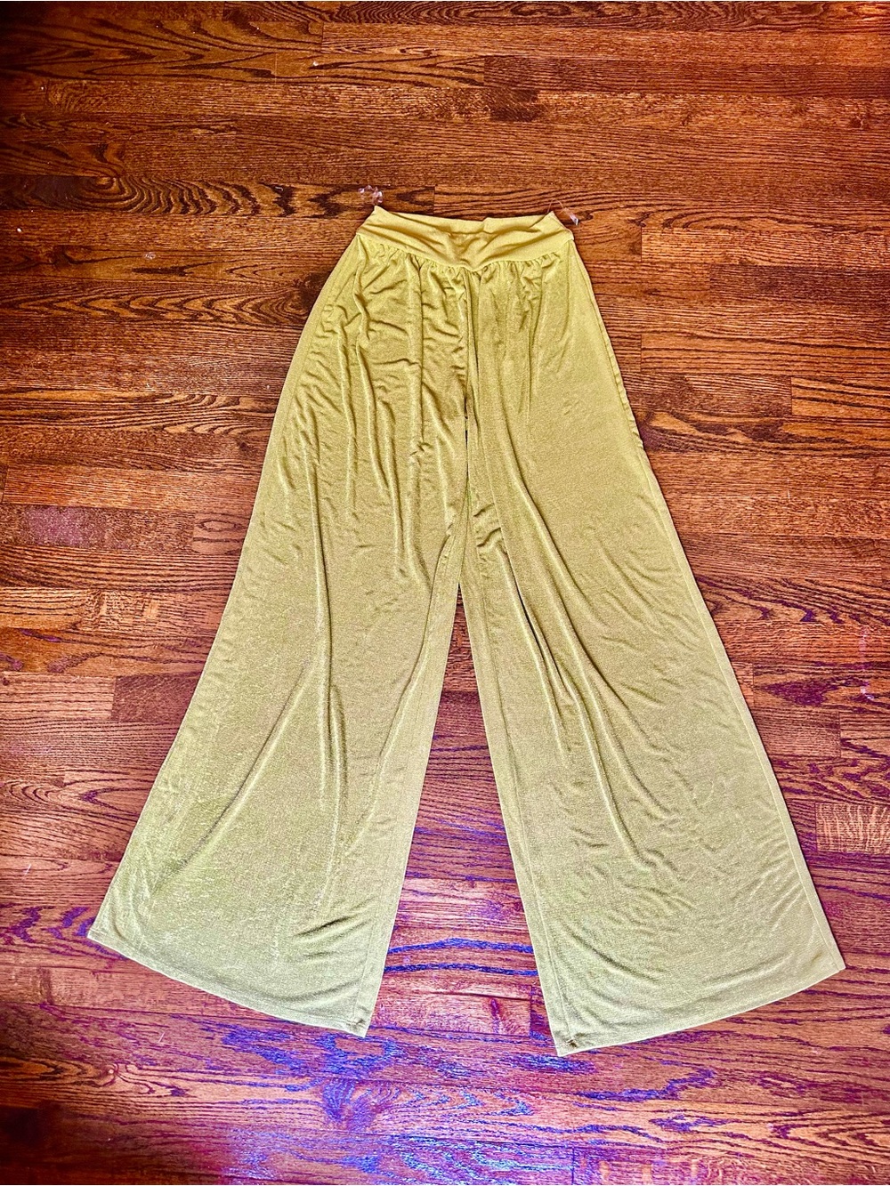 Akira Green Chartreuse Pants, Size L